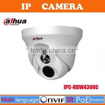 Dahua IPC-HDW4300C Waterproof 3MP IP66 IR HD Network Mini Dome IP Camera POE