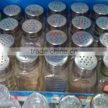 Wholesale products glass jar spice bottle lid