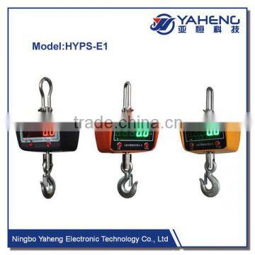 Industry electronic crane with 2000kg Low battery status lamp Auto power off sleep mode Cheapest China rs232 weighing scale