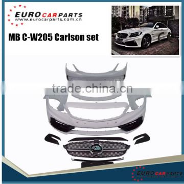 high PP quality MB c-class w205 c180 C200L C260 C300 upgrade w205 Carlsson style body kit