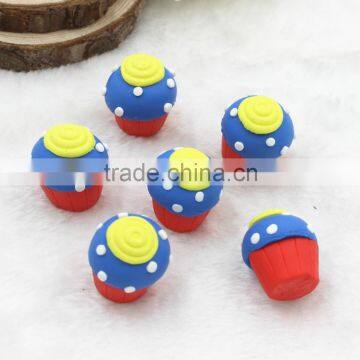 New arrival polymer clay cupcake DIY for phone case kids accessories