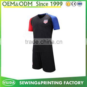 Custom high quality soccer jersey set new season club national football uniform