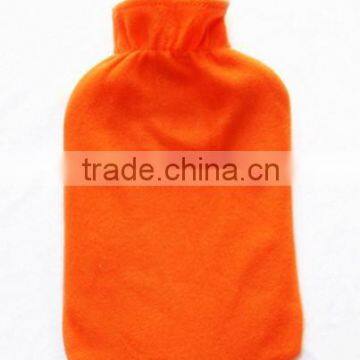 2000ml Orange With Flowers Fleece Hot Water Bag Cover