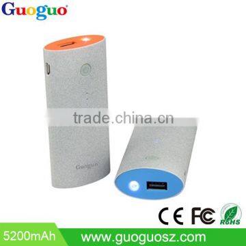 Faster Charger, Guoguo Portable Charger 5200mAh External Battery Pack Power Bank