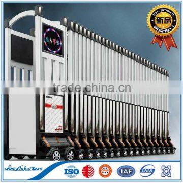 Retractable gate door with LED screen Wuxi factory made