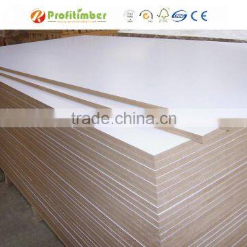 White Laminated Melamine Faced MDF Board