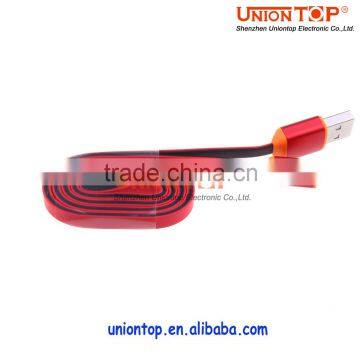 Colorful Fast Charging Flat Micro Usb Cable for Samsung/Huawei/HTC/Xiaomi photo-5