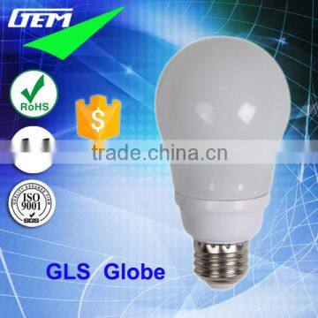 A60 8000Hours Tri-color Energy Saving 13W Globe CFL With E27/B22 Lamp Base