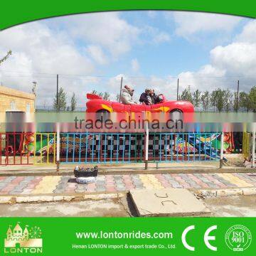 Amusement Park Equipment Double Wave Mini Flying Car For Sale Kiddy Rides