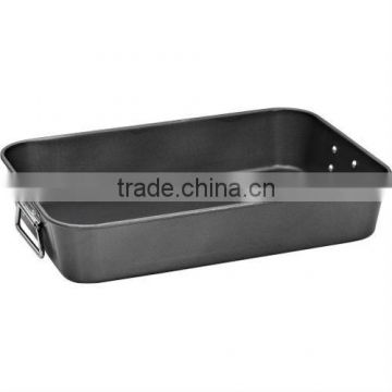 Carbon steel turkey roaster pan