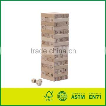 Wooden Tumbling Tower