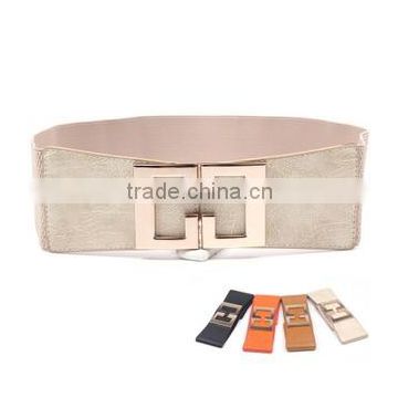 wide fashion dressy and full grain leather belts for women