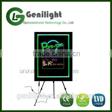 High Quality LED writing board with arcylic surface for advertising and Business