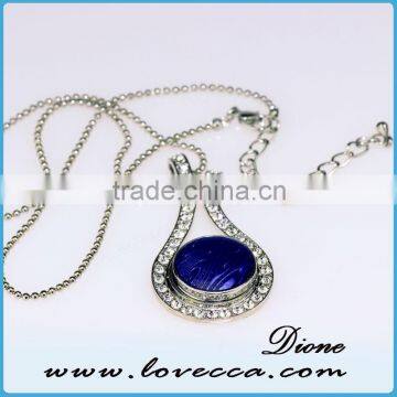 Antique Long Ball Necklance Custom Women Charm Pendant Necklace Crystal Fashion Jewelry photo-4