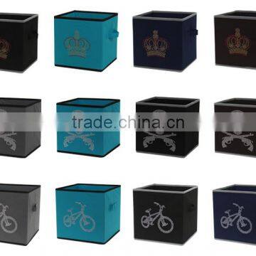 Most Fashional Folding Diamon Pattern Clothes Sundries Fabric Storage Drawer