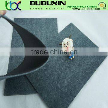 Cellulose fiber insole board laminated with EVA shoe part