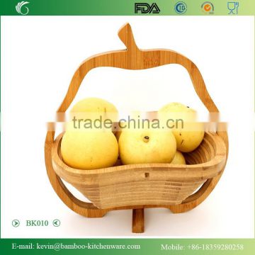 BK010/2015 novety cute hanging storage baskets chinese cheapbamboo hanging storage basket with lid