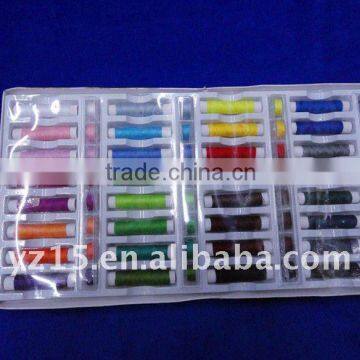 weaving thread kit,Spun polyester sewing thread kit, household sewing thread