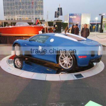 Revolving auto show turntable for car