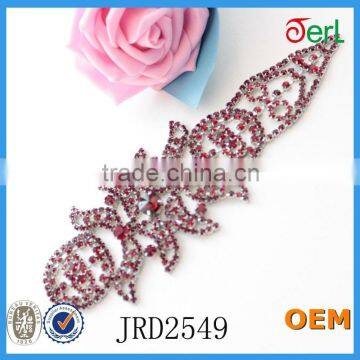 Factory Direct Sale Neoteric Design Flat Back Rhinestone Lace Sewed on Garment,Bags photo-4