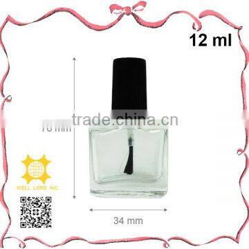 10ml Wood Plastic Cap Acrylic Cylinder Nail Polish Bottle