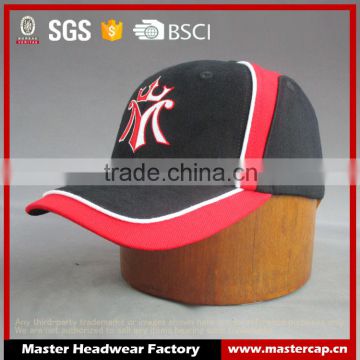 Hi quality flat embroidery 6-panel Cotton twill Baseball Cap