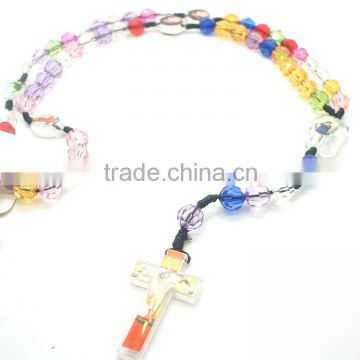 rosary, 2014 religious arcylic jerry bead rosary , Catholic bead rosary