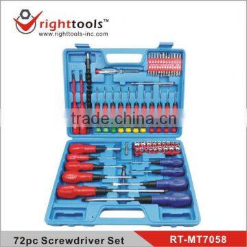 72pc Screwdriver Set