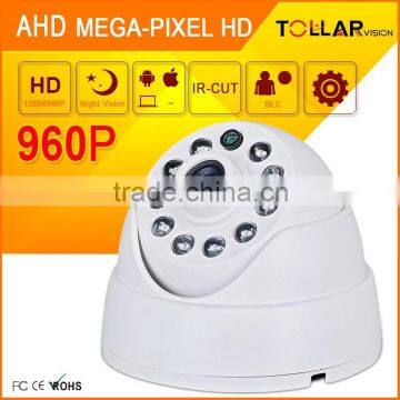 Cheap HD AHD 960P 3.6mm lens night vision dome fine cctv camera