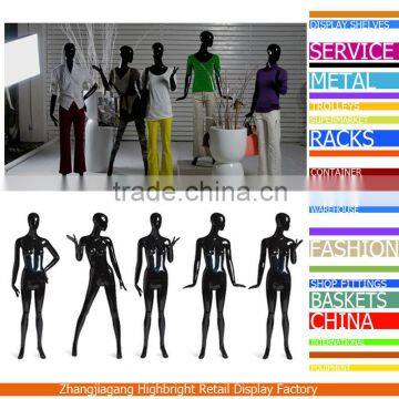 Standing black sexy female display mannequins