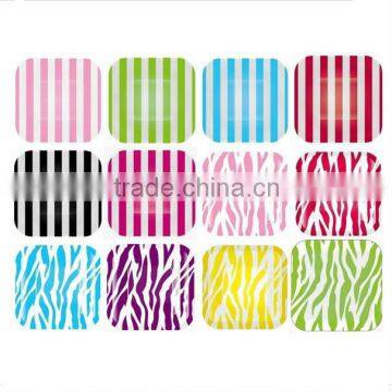 wholesale 2400 x boutique partyware Zebra Stripes Square Party Paper Dessert Plates