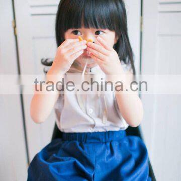 Korean children's short-sleeved princess dress girls in jeans denim fashion girls dress