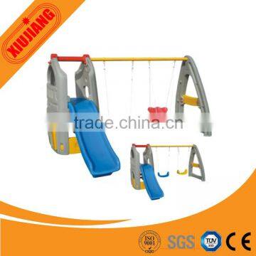 factory price cheap kindergarten facility children plastic slides and swings