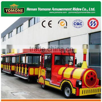 Heigh quality China amusement rides park tourist road trackless train for adults and kids