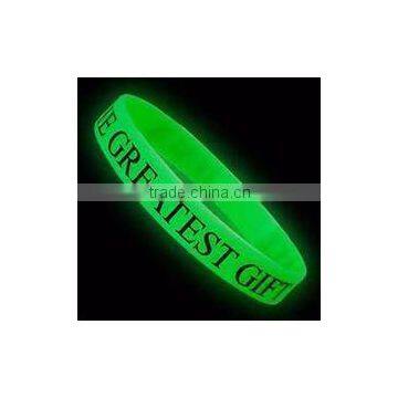 2016 Logo Printed Silicon Bracelet Bulk Cheap Custom Silicon Wristband