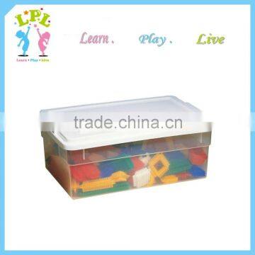 Environmental hot sale high quality 100% new pp material storage container storage tray plastic storage unit