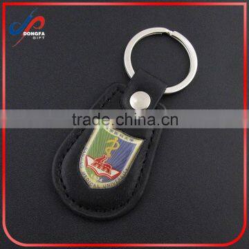 Factory Wholesale Handmade Simple Leather Key Ring Holder