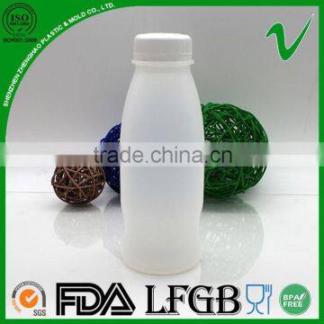 custom made HDPE empty plastic milk bottle 500ml with food grade