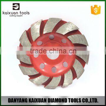 4" Helical diamond grinding wheel