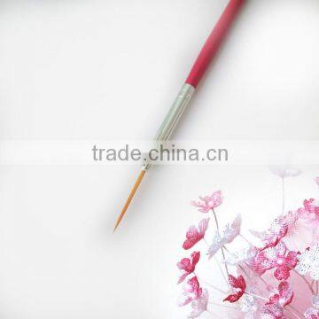 Cheap disposable wood nail art brush set