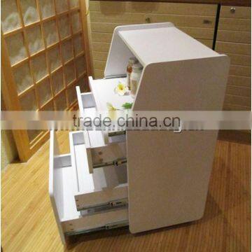 White Wooden Beauty Salon Drawer Trolley BN-T103 photo-2