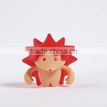 hedgehog shape colorful vinyl toy, DIY vinyl anmials toy manufacturers, high quality vinyl toys