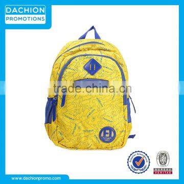 Bright Yellow Backpack