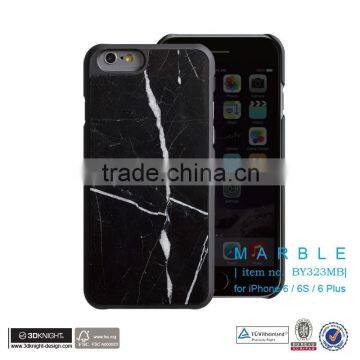 White/Black Marble Print Plastic Ultra Slim Hard Cover Phone Case for IPhone 6 6 Plus 6S 6S Plus photo-5