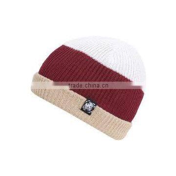 Custom winter embroidery acrylic knitting beanie,Colorful beanies plain,,Comfortable Custom Plain Acrylic Beanie