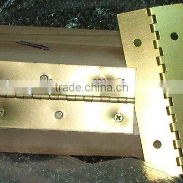 large copper continuous piano hinge