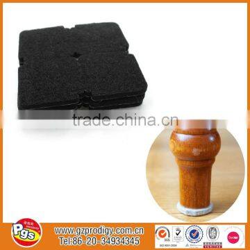 Black felt pads for chair legs furniture felt pad