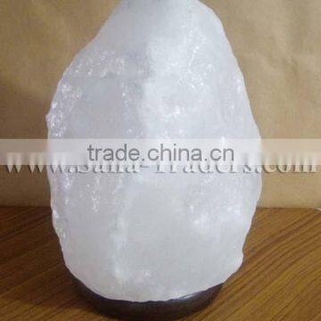 Snow White Salt Lamp / Natural salt lamp / Salt carved lamp / salt lamps for decoration / Himalayan Rock Salt Lamps / Salt Lamps