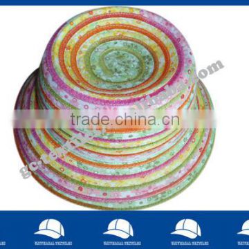 colorful straw hat for children