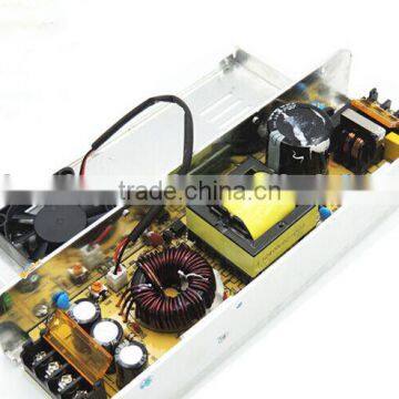 250w nice quality DC 24v 10a strip shape power supply ,small case switching power supply .